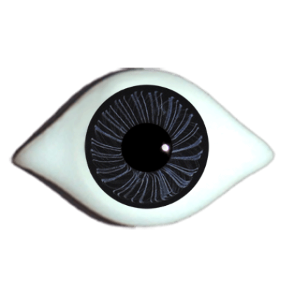 Antikaugen Superior gezwickt korallenschwarz.