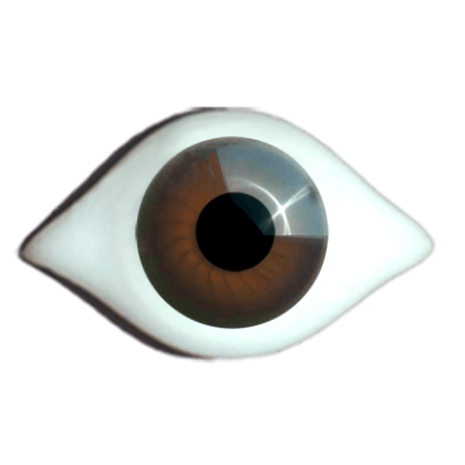 Antikaugen Superior gezwickt hellbraun