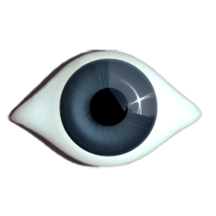 Antikaugen Superior gezwickt hellgrau