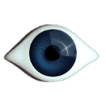 Antikaugen Superior gezwickt dunkelblau