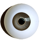 Irismuskelaugen Standard rund beige