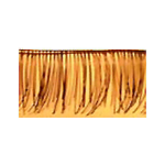 Wimpern Strang 20 cm braun.